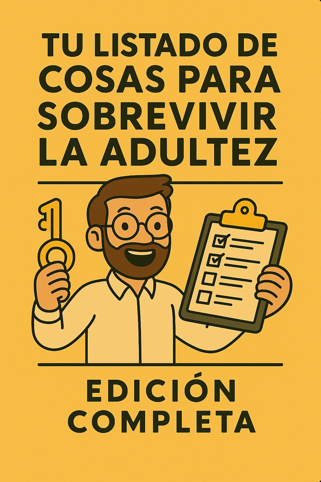 Ilustración de persona adulta planificando su vida